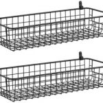 L-Kancalı 2'li Çok Amaçlı Metal Duvar Sepeti (Saklama Kabı)